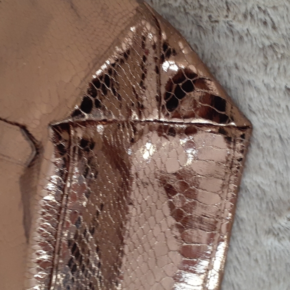 Vintage Gold Tone Tote Bag - Picture 7 of 9